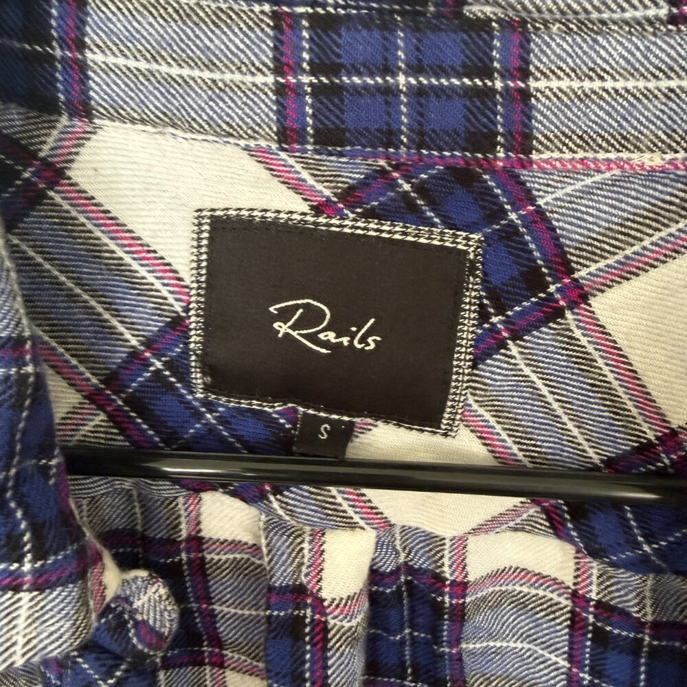 Rails button up flannel- Size small - Picture 2 of 6